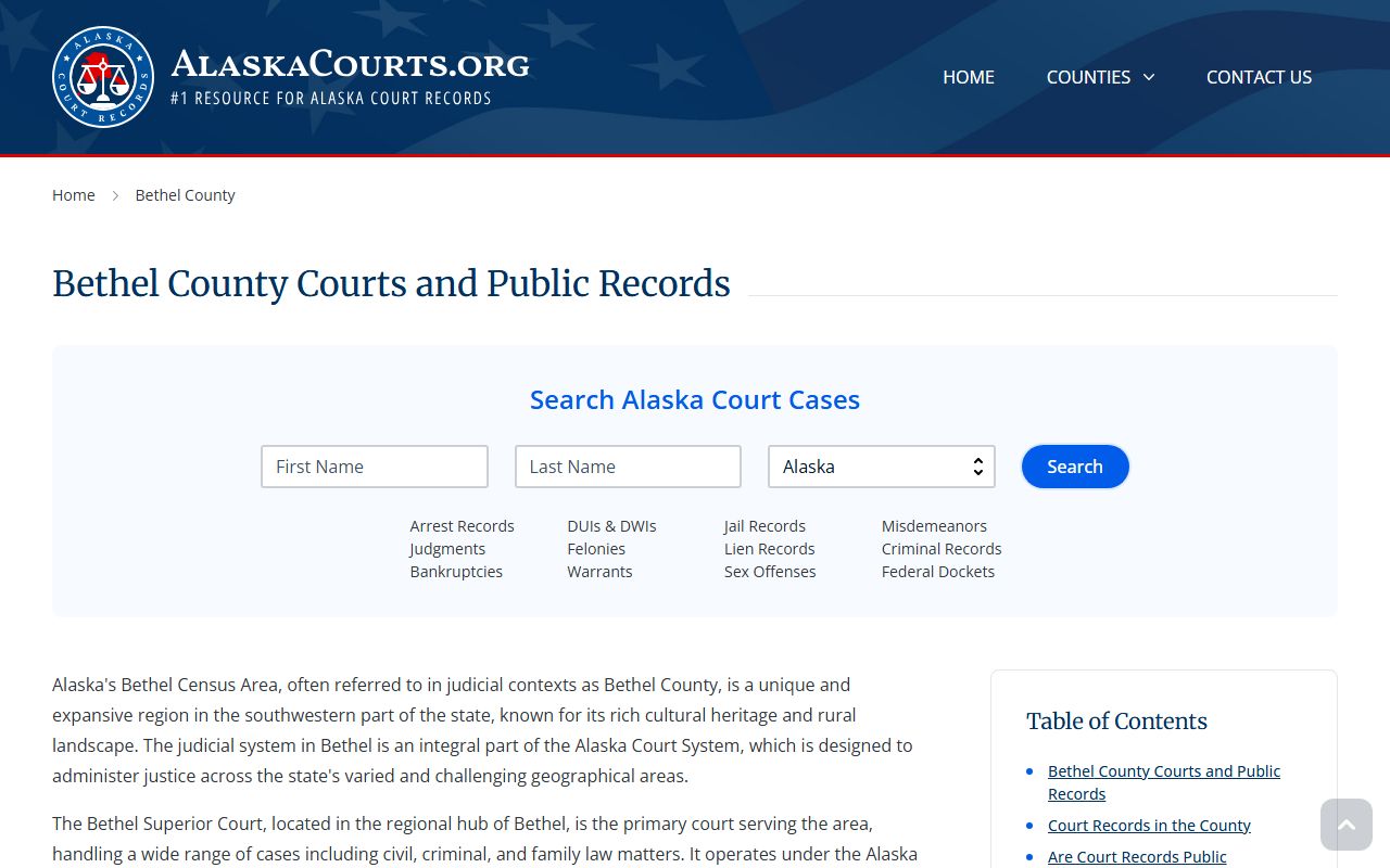 Bethel divorce decree records - Bethel court records
