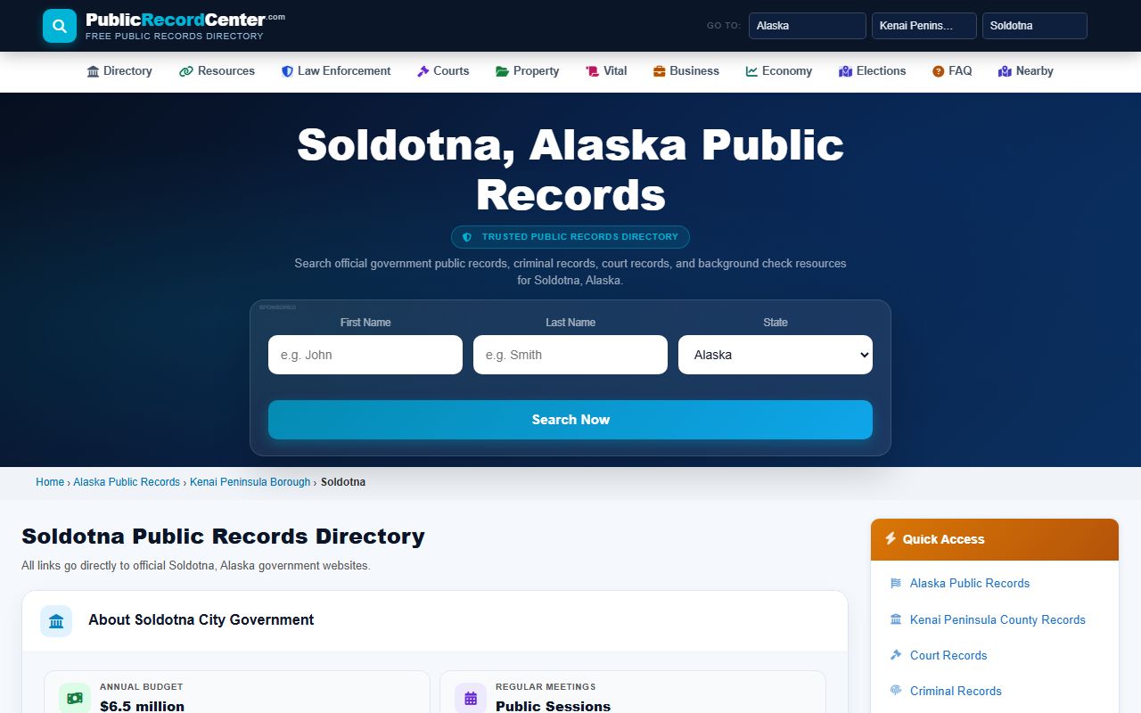 Soldotna divorce decree records - Soldotna public records