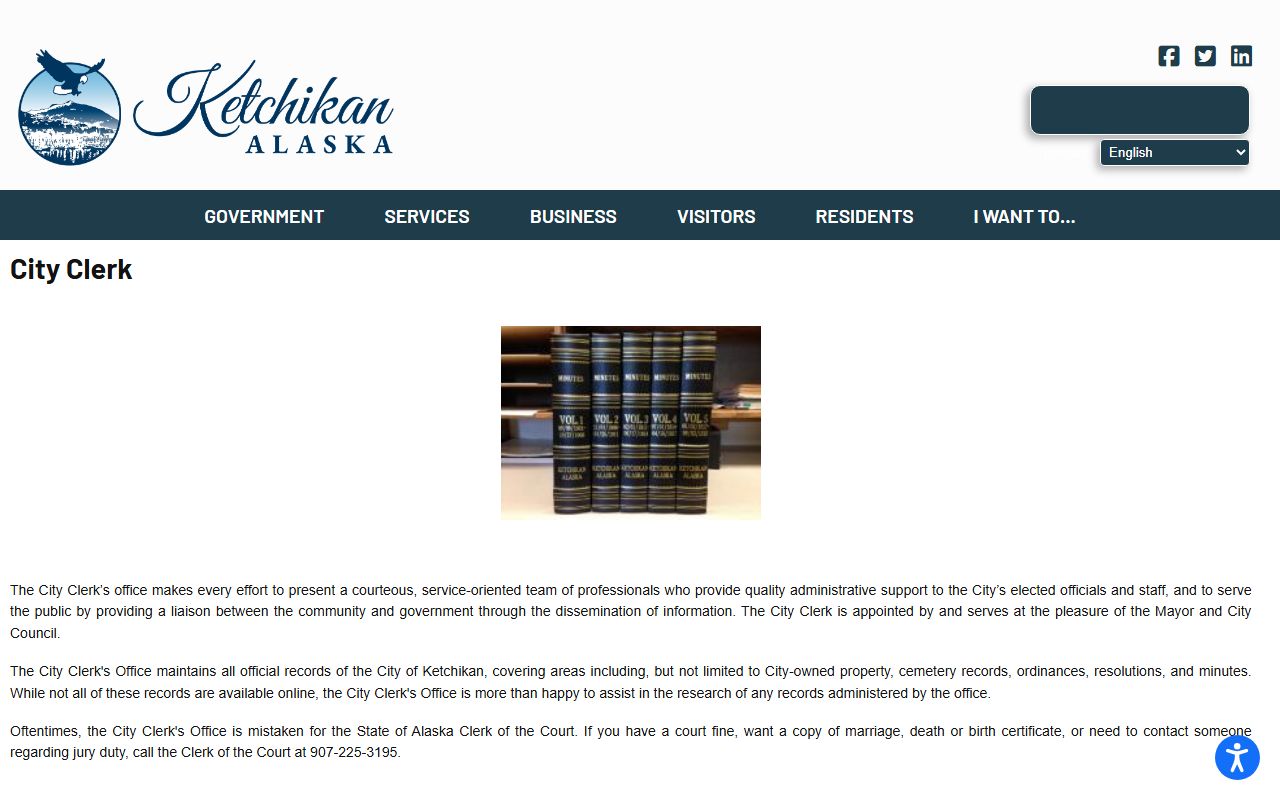 Ketchikan Gateway Borough City of Ketchikan Clerk office