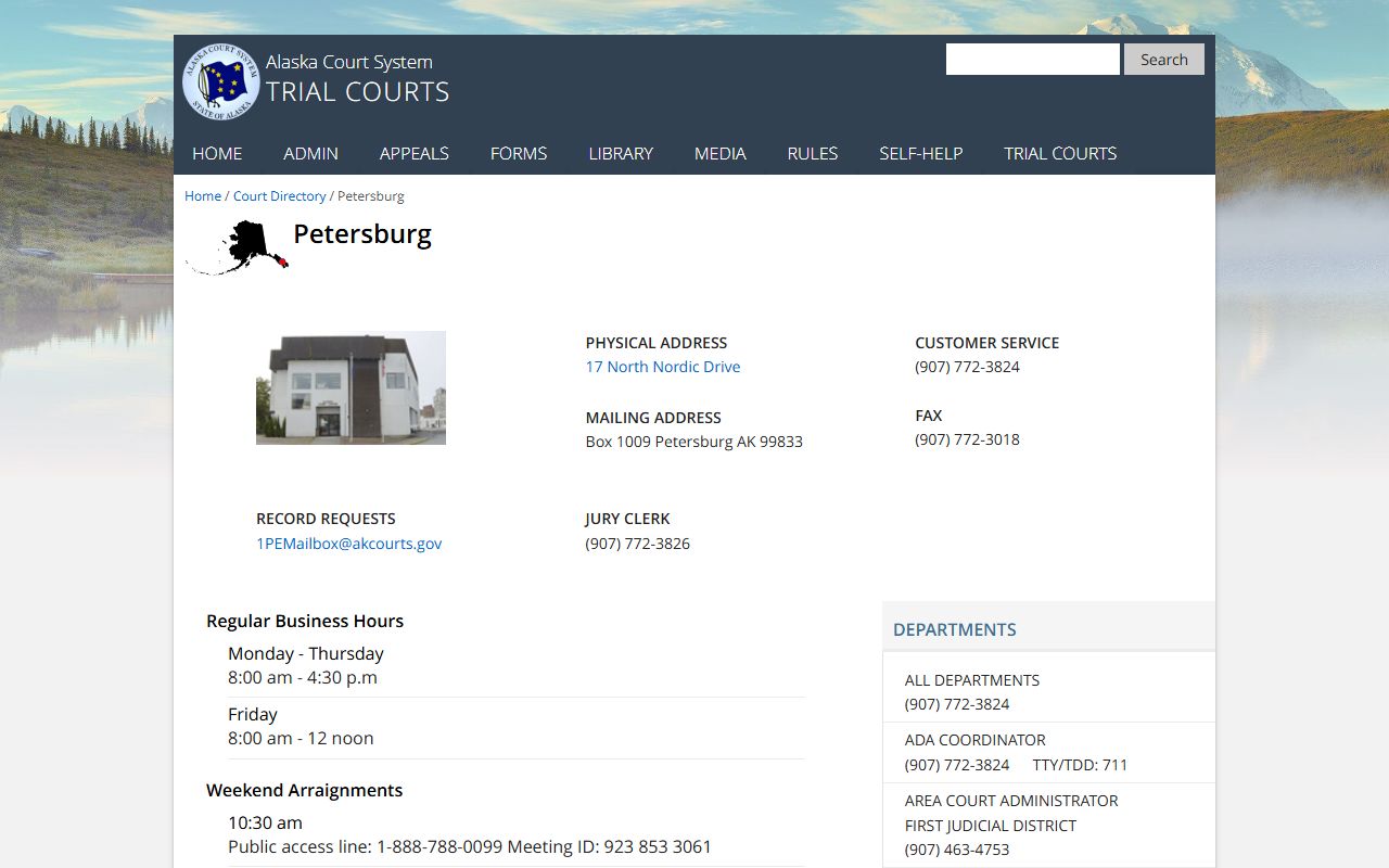 Petersburg Borough divorce decree records - court directory