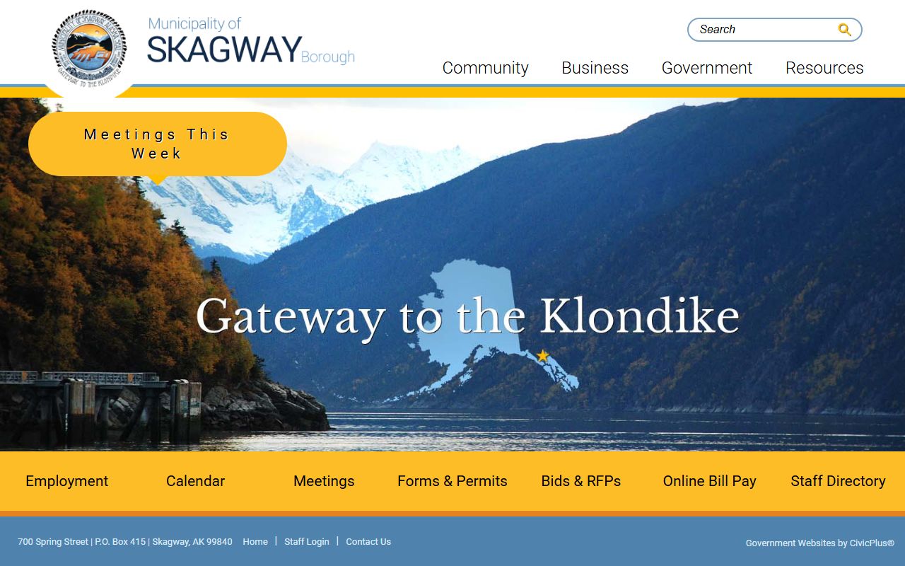 Skagway Municipality website - divorce decree records reference